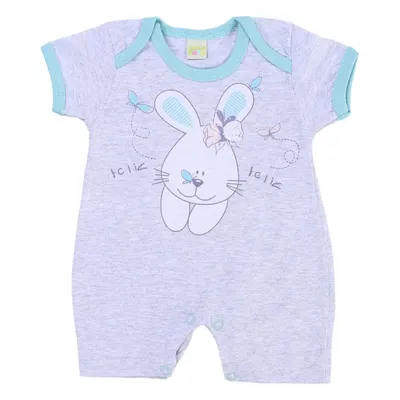 Macacão Curto Smoby Baby Estampa Coelhinho