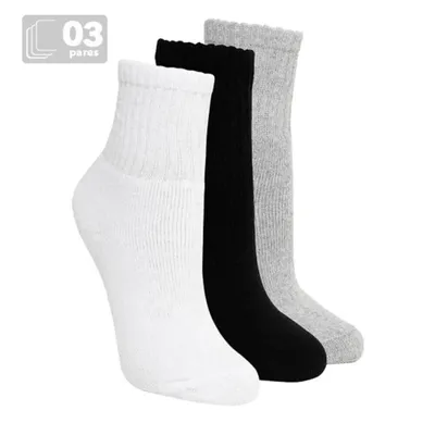 Kit Meia Infantil Winston Sport - 3 Pares Kit Meia Infantil Winston Sport - 3 Pares