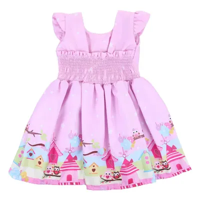 Vestido Bebê Bamboole Estampa Corujas Vestido Bebê Bamboole Estampa Corujas