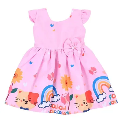 Vestido Bebê Bamboole Estampa Arco-Íris Vestido Bebê Bamboole Estampa Arco-Íris