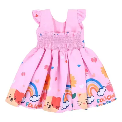 Vestido Bebê Bamboole Estampa Arco-Íris Vestido Bebê Bamboole Estampa Arco-Íris