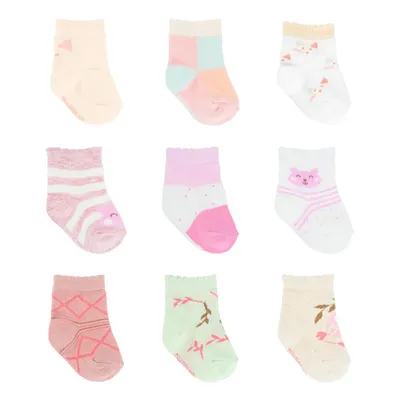 Kit Meia Bebê Pimpolho Estampas - 3 Pares