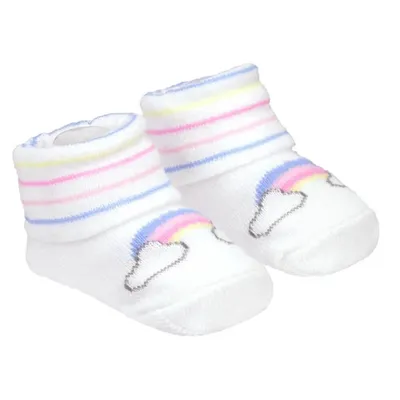 Kit Meia Bebê Pimpolho Estampas Sortidas - 2 Pares