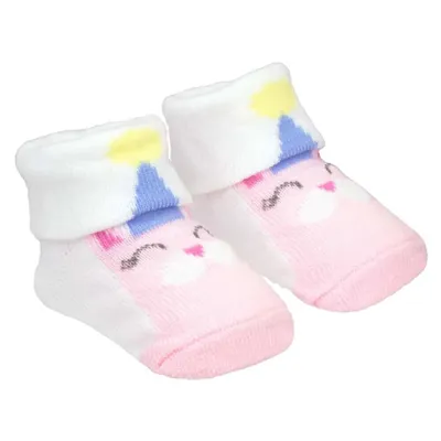 Kit Meia Bebê Pimpolho Estampas Sortidas - 2 Pares