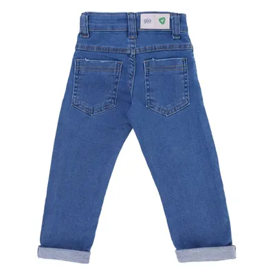 Calça Jeans Infantil Gijo Kids Used E Barra Virada