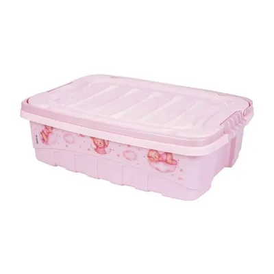 Caixa Organizadora Plasútil Com Trava E Alça Menina