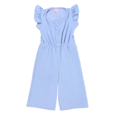 Macacão Infantil Color Mini Com Babados E Botões Macacão Infantil Color Mini Com Babados E Botões