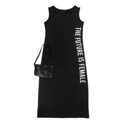 Vestido Juvenil Pami Manga Cavada Estampado Com Pochete Vestido Juvenil Pami Manga Cavada Estampado Com Pochete