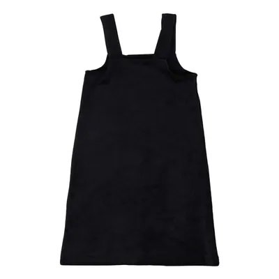 Vestido Salopete Rose Feijão Cotelê Com Botões