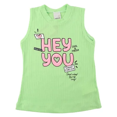 Regata Infantil Ralakids Estampa Hey You