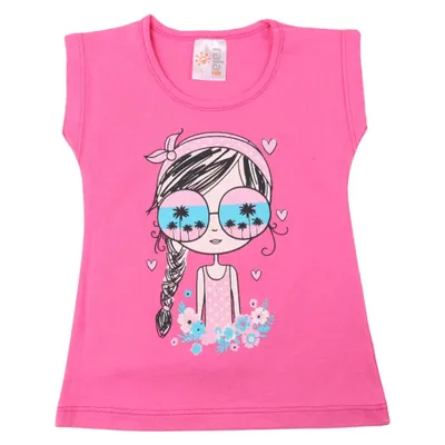 Blusa Infantil Ralakids Estampa Menina