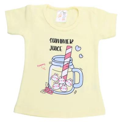 Blusa Infantil Ralakids Estampa Summer Juice