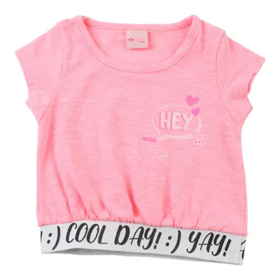 Blusa Infantil Color Mini Estampa Hey