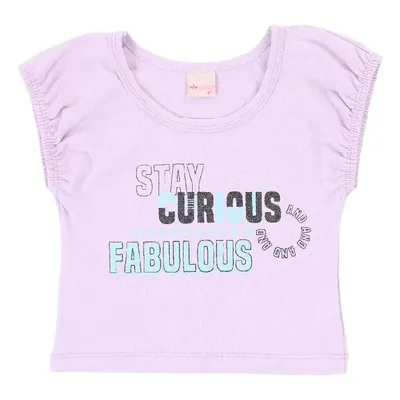 Blusa Infantil Color Girl Estampa Stay