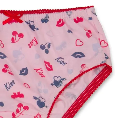 Kit Calcinha Infantil Tampinha Estampa Sortida - 3 Peças Kit Calcinha Infantil Tampinha Estampa Sortida - 3 Peças