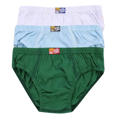 Cueca Nest Kids Com 03 Unidades Lisa Sortida