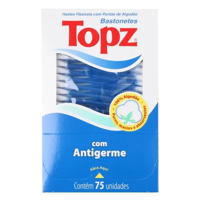 Hastes Flexíveis Topz Baby Bastonetes Cartucho Com 75 Peças
