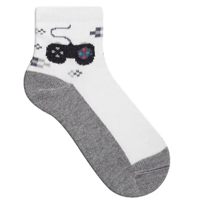 Kit Meia Bebê Duck Estampada - 02 Pares