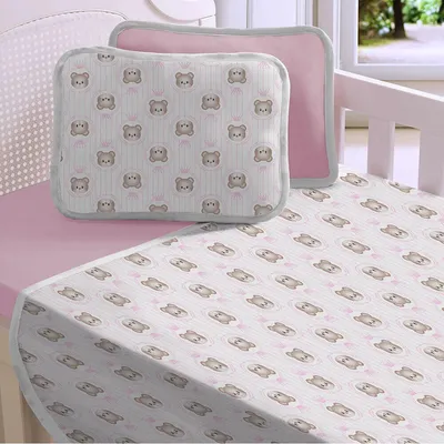 Jogo Lençol Berço Americano Sul Brasil Estampa - 2 Peças Jogo Lençol Berço Americano Sul Brasil Estampa - 2 Peças