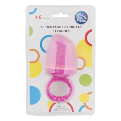 Alimentador Frutas E Legumes Pais E Filhos Para Bebê Com Rede Alimentador Frutas E Legumes Pais E Filhos Para Bebê Com Rede