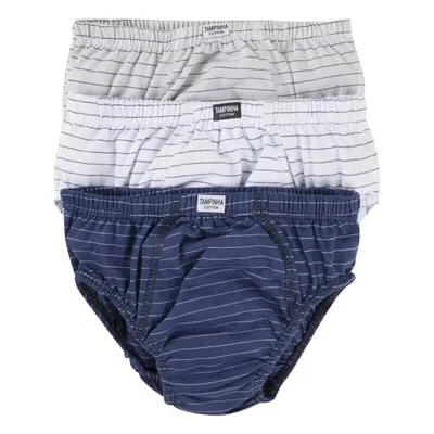 Kit Cueca Slip Listrada Infantil Com 03 Peças Em Cor Sortida 14559