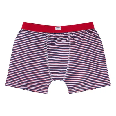 Kit Cueca Boxer Listrada Infantil Com 03 Peças Em Cor Sortida 14561