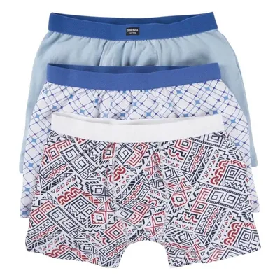 Kit Cueca Boxer Camuflada Infantil Com 03 Peças Em Cor Sortida 14560