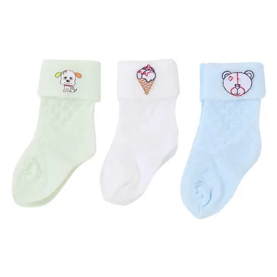 Kit Meia Soquete Sortido Menino 03 Peças 7586