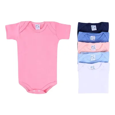 Kit Body Manga Curta Mub Suedine Básico - 3 Peças