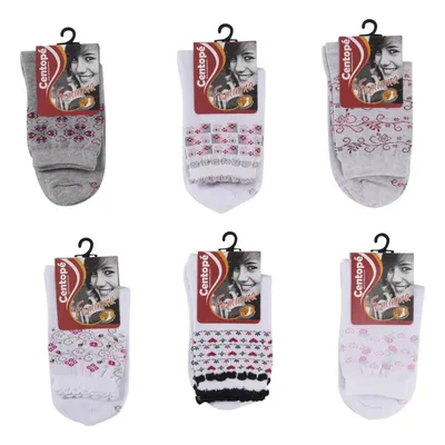 Kit Meia Adulto Com Estampa Sortida 06 Peças 8219 Kit Meia Adulto Com Estampa Sortida 06 Peças 8219