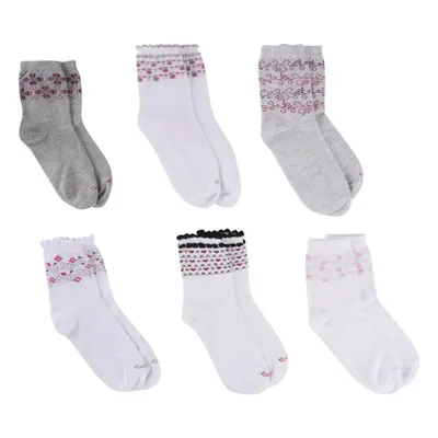 Kit Meia Adulto Com Estampa Sortida 06 Peças 8219