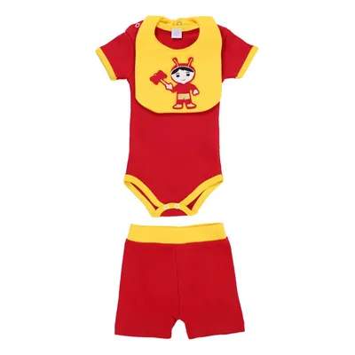 Conjunto Baby Gijo Manga Curta Suedine Menino Conjunto Baby Gijo Manga Curta Suedine Menino