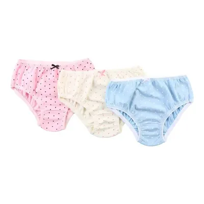 Kit Calcinha Infantil Tampinha Poá Sortida - 3 Peças Kit Calcinha Infantil Tampinha Poá Sortida - 3 Peças