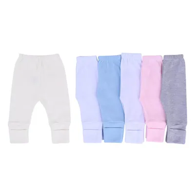 Kit Mijão Prematuro Top Chot Em Malha Canelado Com Pé Reversível- 06 Peças