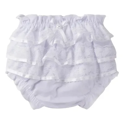 Calcinha Bebê Zulekinha Tapa Fralda Com Babado E Laço Calcinha Bebê Zulekinha Tapa Fralda Com Babado E Laço