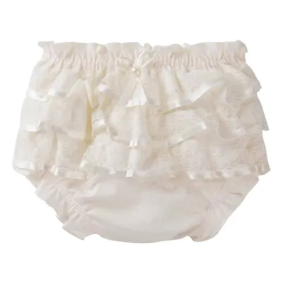 Calcinha Bebê Zulekinha Tapa Fralda Com Babado E Laço Calcinha Bebê Zulekinha Tapa Fralda Com Babado E Laço