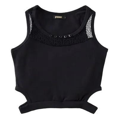 Blusa Cropped Com Recorte Na Lateral 6933