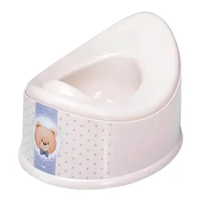 Troninho Plasutil Decorado Urso Decorado Azul