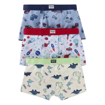 Kit Cueca Boxer 03 Peças Estampa / Cor Sortida 7367