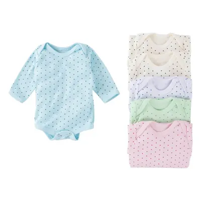 Kit Body Manga Longa Top Chot Canelado Cores Sortidas 6 Peças Kit Body Manga Longa Top Chot Canelado Cores Sortidas 6 Peças