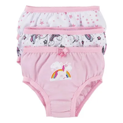 Calcinha Infantil Estampa Unicórnio - 03 Unidades Calcinha Infantil Estampa Unicórnio - 03 Unidades