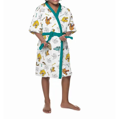 Roupão Quimono Infantil Lepper Diverssauro Roupão Quimono Infantil Lepper Diverssauro