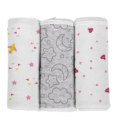 Faixa Umbilical Bambi Estampa Feminina Com 03 Peças Faixa Umbilical Bambi Estampa Feminina Com 03 Peças