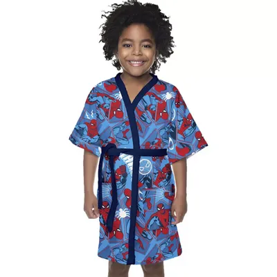 Roupão Infantil Lepper Quimono Spider Man M Roupão Infantil Lepper Quimono Spider Man M