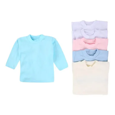 Kit Camiseta Manga Longa com 6 Unidades Lisa Kit Camiseta Manga Longa com 6 Unidades Lisa