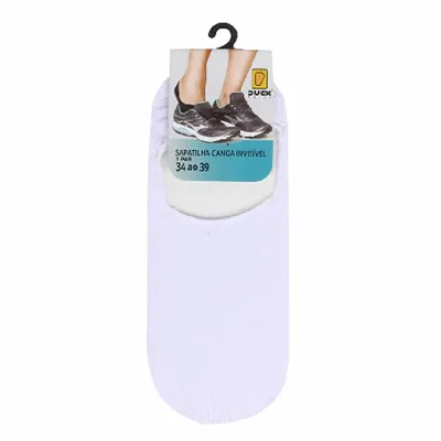 Meia Sapatilha Canoa Invisível Adulto Papai 16452