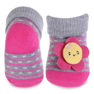 Meia Soquete Fun Socks Com Pelúcia Sortida 16747