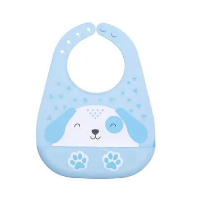 Babador Silicone Mami Bichuus Com Bolso Cachorrinho
