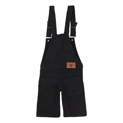 Jardineira Sarja Color Com Bolso Menino 21907