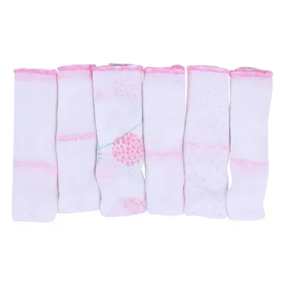 Pano de Boca Papi Karinho Estampado Menina 6 Peças